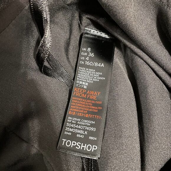 NWT Topshop Crystal Embellished Halter Jumpsuit - Size: 4 - Picture 12 of 16